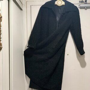 VINTAGE LONG WOOL TRENCH COATS SIZE S